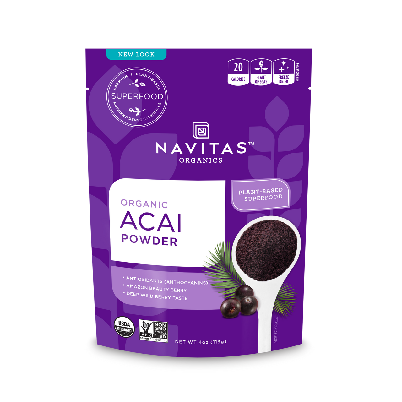 Navitas Naturals Organic Acai Powder Freeze Dried (12x4 OZ)