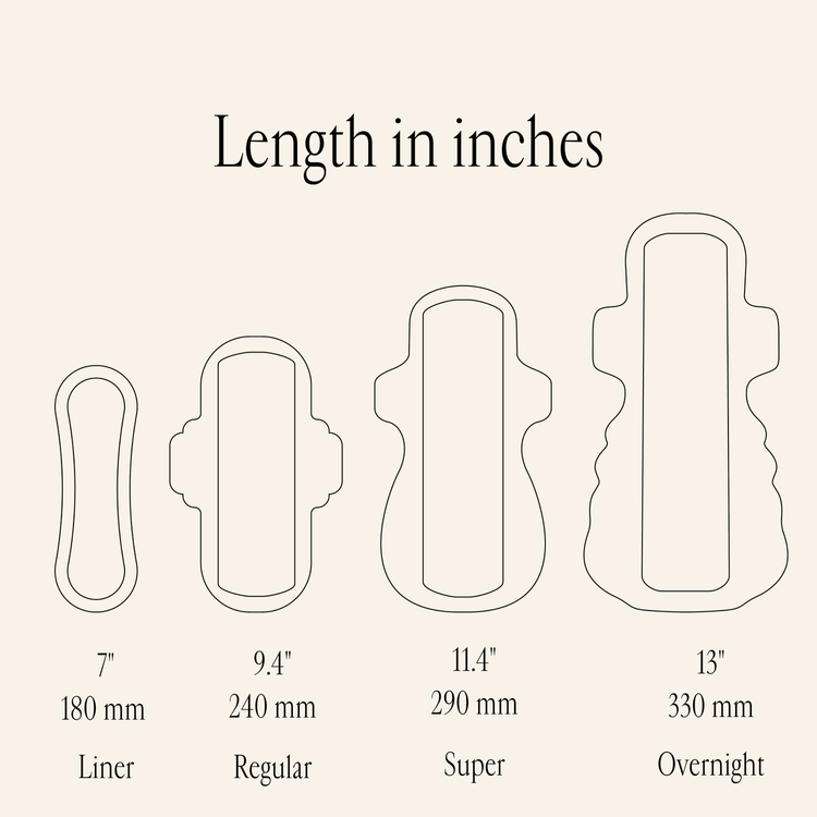 Organic Pads with Wings - Regular Absorbency