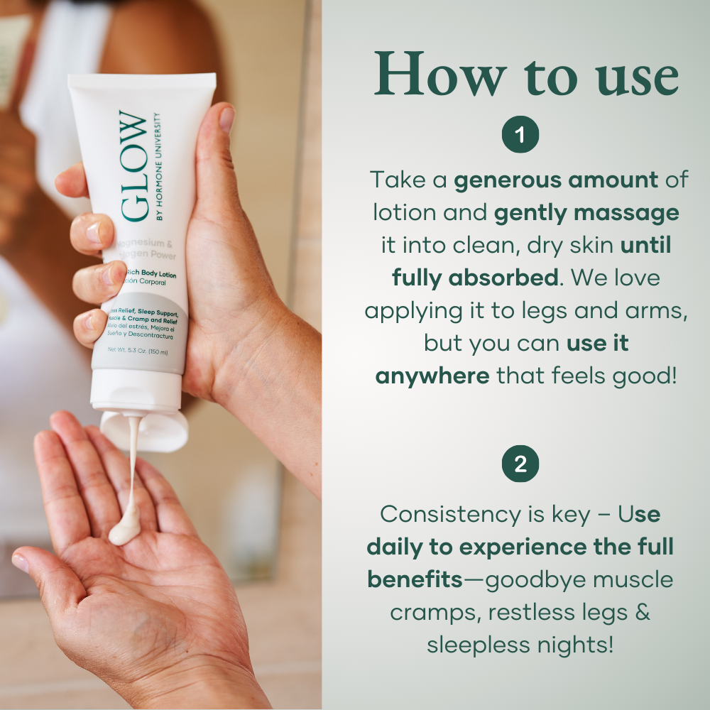 Super Rich Magnesium Body Lotion by Glow by Hormone University
