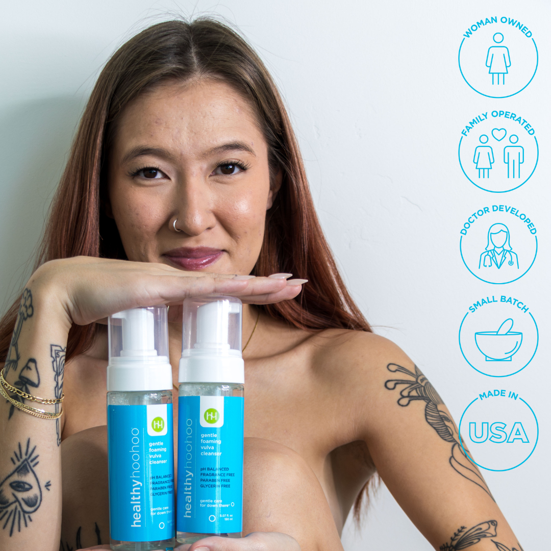 Gentle Foaming Vulva Cleanser by healthy hoohoo
