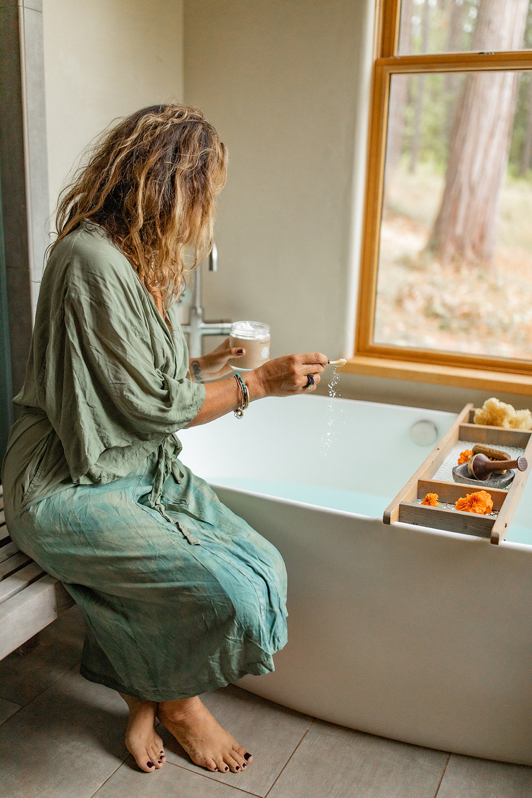 Coconut Milk Bath | Ayurvedic Herbal Soaking Ritual for Skin & Spirit-4