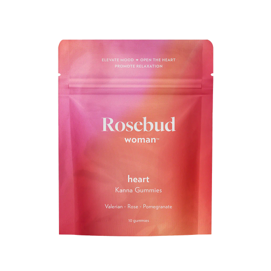 Heart: Kanna, Rose and Pomegranate Gummies by Rosebud Woman